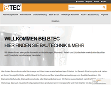 Tablet Screenshot of btec24.de